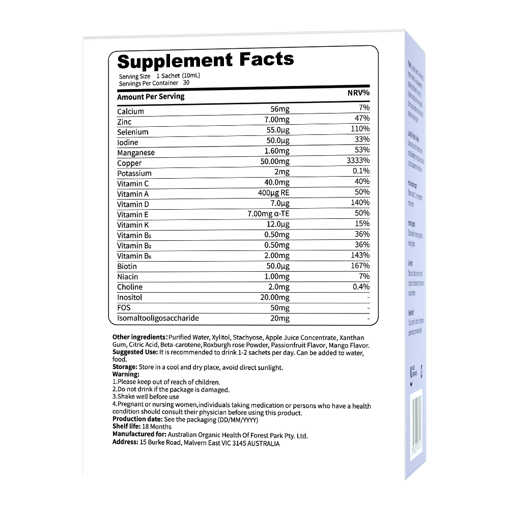 Witsbb Liquid Vitamin & Mineral view 2